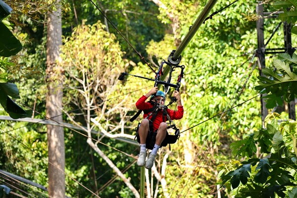 Zipline и верёвочный парк Микли